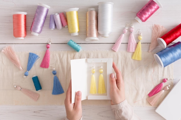 Przykładowe hafty i katalog